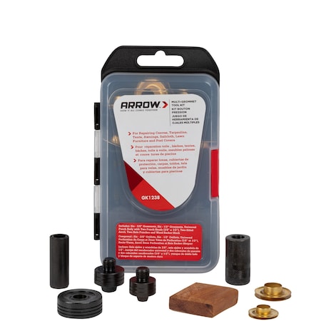 Arrow Fastener Multi-Grommet Tool Kit GK1238